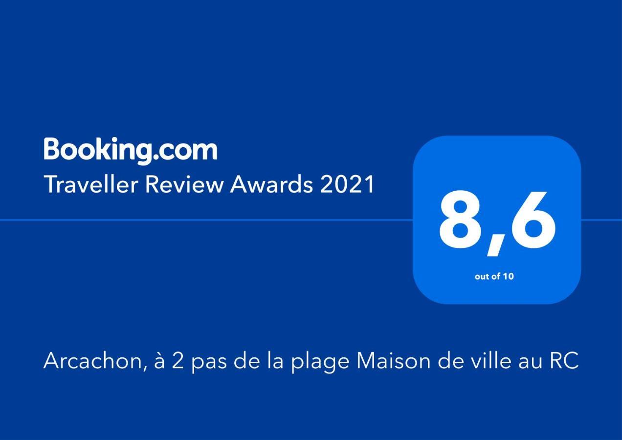 Arcachon, Quartier Historique, Maison De Ville A 2 Pas De La Plage 외부 사진